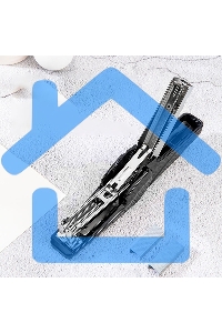 Степлер Deli 0421BLACK 24/6 26/6 (30 листов) черный, 50 скоб, коробка