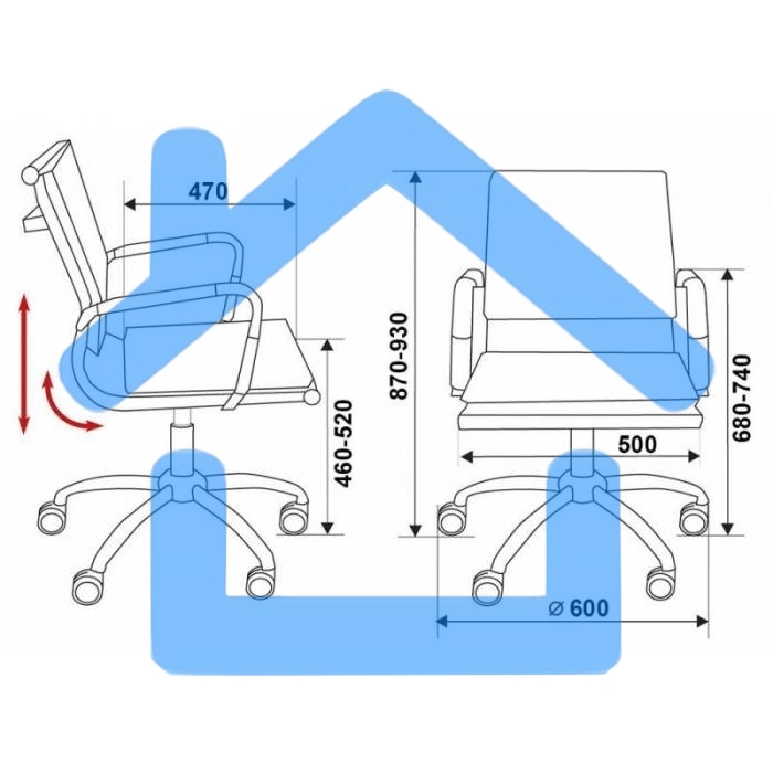 Кресло руководителя Бюрократ CH-993-Low/grey серый, низкая спинка, искусственная кожа, крестовина хромированная