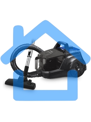 Пылесос Vitek VT-1829 синий/черный, 400/1800 Вт, уборка сухая, пылесборник циклонный фильтр 2.5 л