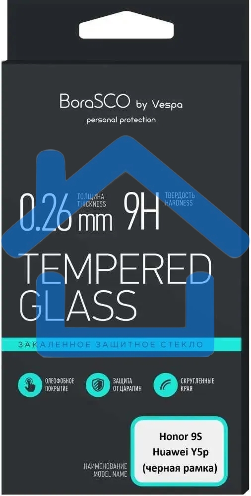 Защитное стекло для экрана BoraSCO прозрачный для Honor 9S антиблик