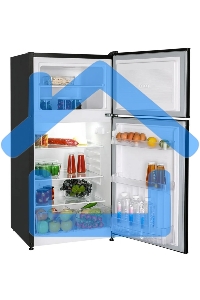 Холодильник Nordfrost NRT 144 232 черный двухкамерный 262/68 л морозилка сверху, капельная система