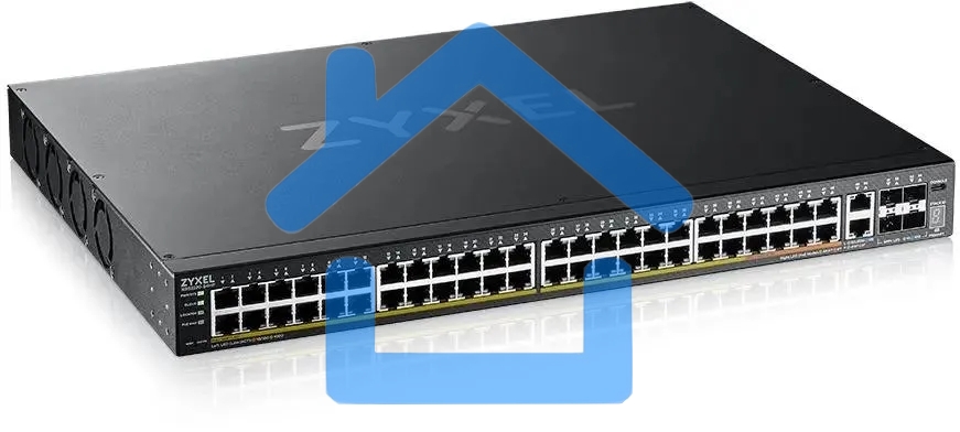 Коммутатор L3 Access Zyxel NebulaFlex Pro XGS2220-54FP, rack 19