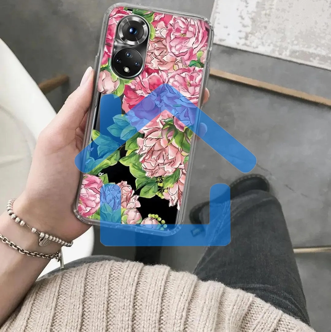 Чехол (клип-кейс) Gresso Air, для Honor 50, прозрачный/рисунок gr17aaae9318