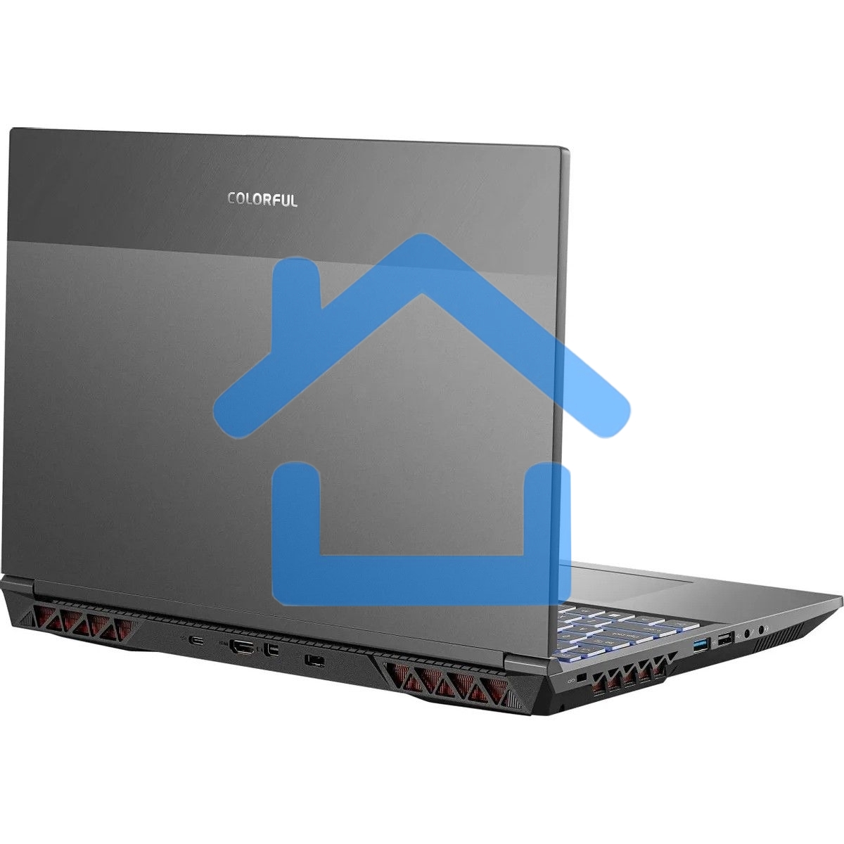 Ноутбук Colorful EVOL X15 AT 23H1-HD55D16512A-G-RU-KA серый Intel Core i5-12450H/16Gb/SSD 512Gb/RTX 4060 8G/15.6
