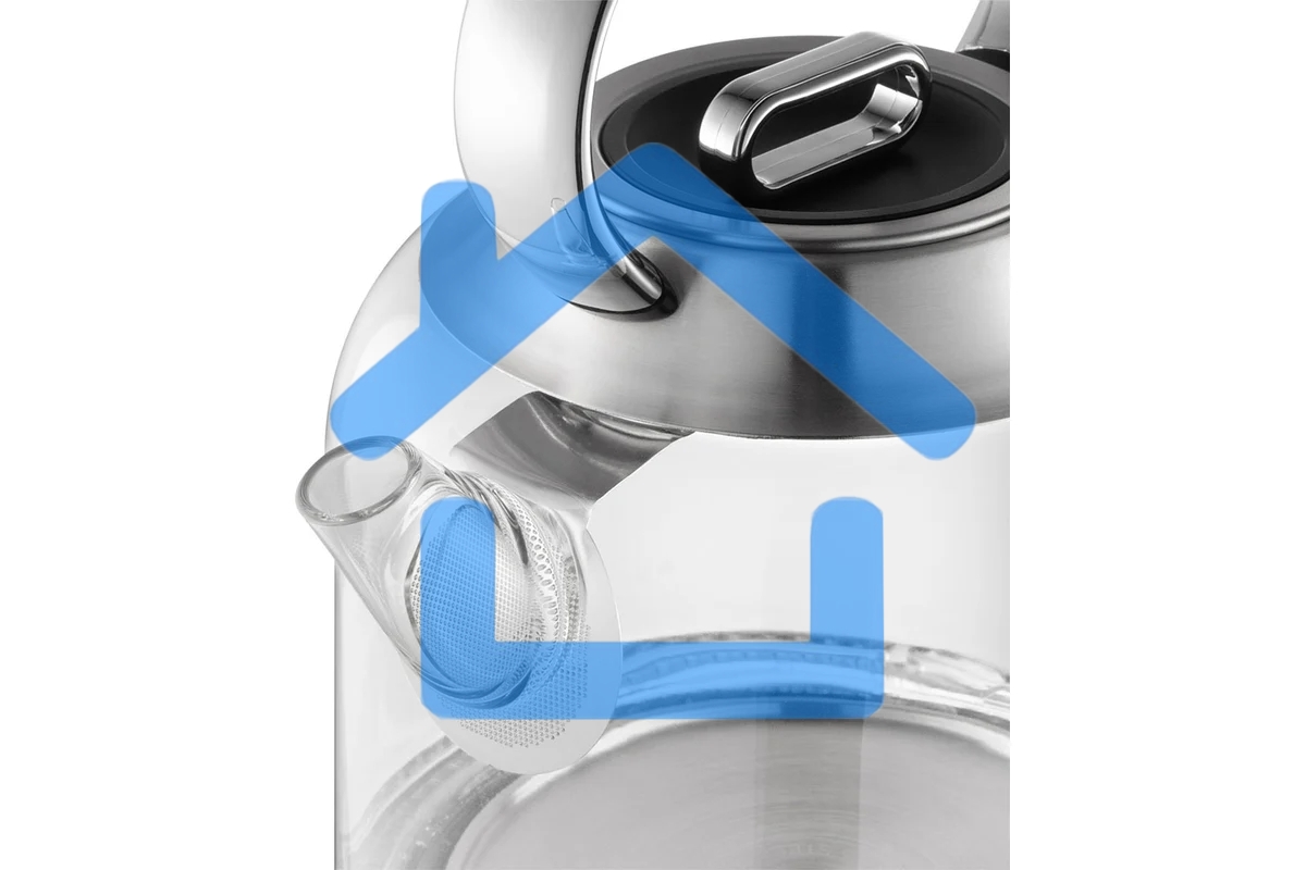 Чайник электрический Redmond KG221 1.5 л, 2200 Вт, стекло/сталь