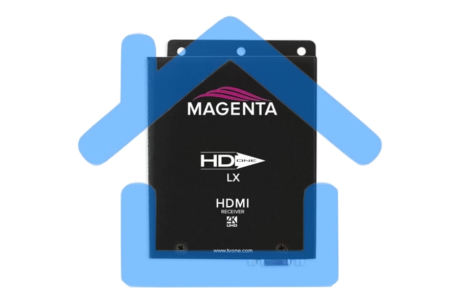Приемник сигналов tvONE HD-One LX, RX Kit (2211096-02) HDMI 4096x2160/24 с HDCP, двунаправленного ИК, RS-232 из HDBaseT