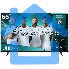 Телевизор Hisense 55'' 55A6Q UHD Smart черный 2025