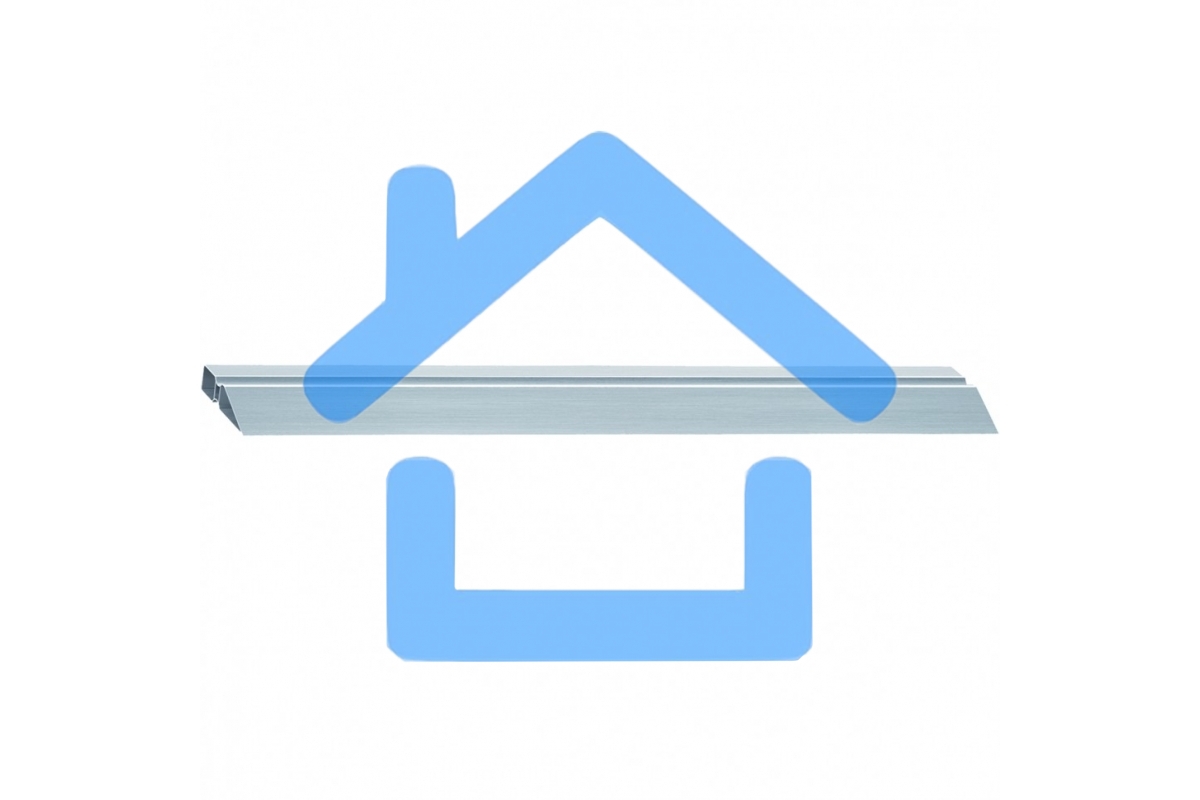 Правило алюминиевое Matrix, двойной захват, 2 ребра жесткости, L-2,0 м