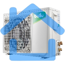 Блок внешний сплит-системы универсальный Ballu Machine BLC_O/out-18HN1_21Y 18000 BTU, 55 м², охлаждение, обогрев, осушение Блок внешний сплит-системы универсальный Ballu Machine BLC_O/out-18HN1_21Y 18000 BTU, 55 м², охлаждение, обогрев, осушение