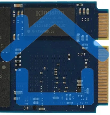 Накопитель SSD Kingston KC600, 512Gb, mSATA, R/W 550/520
