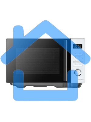 Микроволновая печь Centek CT-1563 белый, 23 л, 800 Вт, кнопки/поворотный механизм