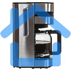 Кофеварка капельная JVC JK-CF28 черный/серебристый, исп. кофе - молотый, 1.5 л, 1000 Вт.