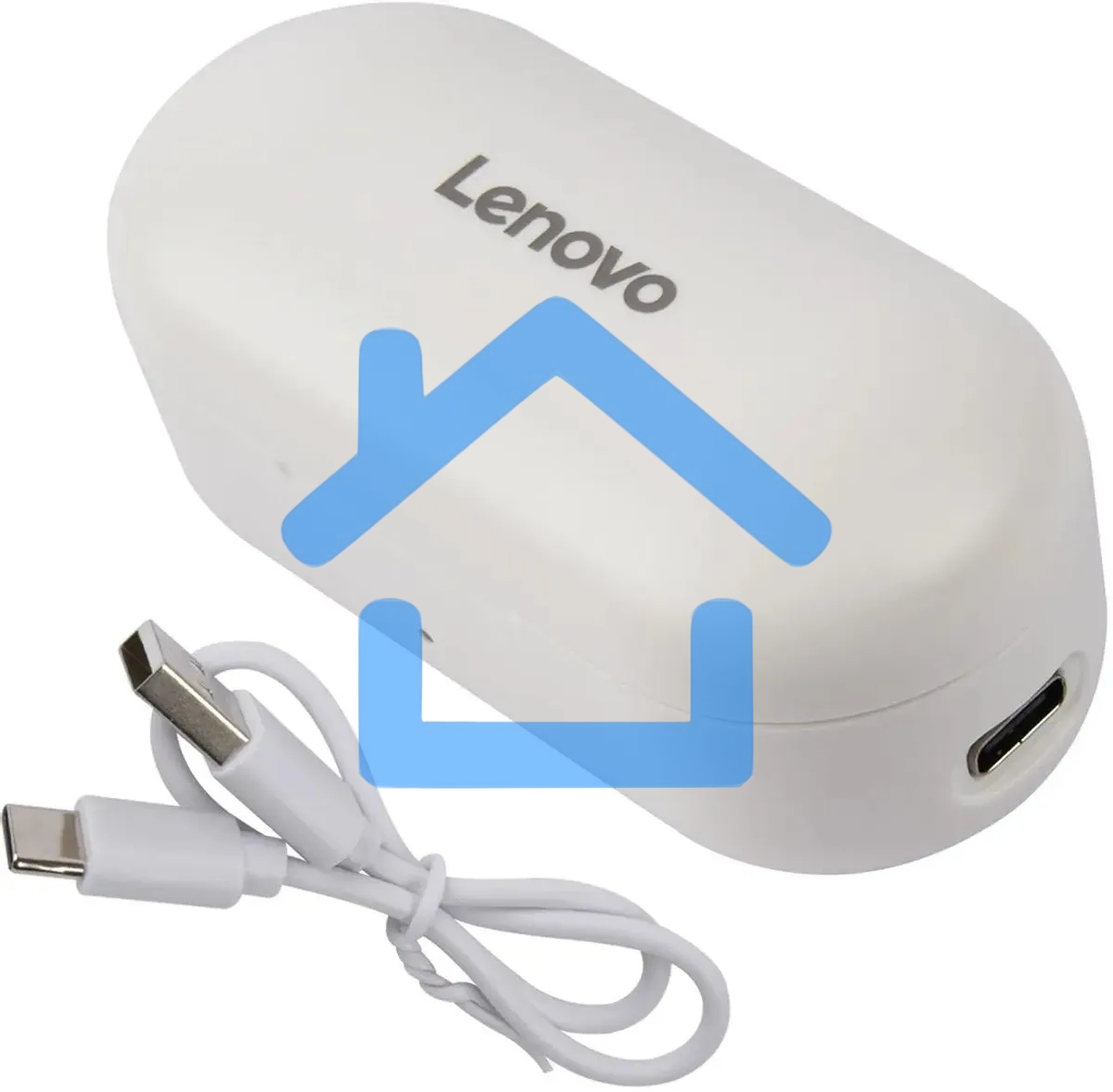 Гарнитура LENOVO HT28, Bluetooth, вкладыши, белый