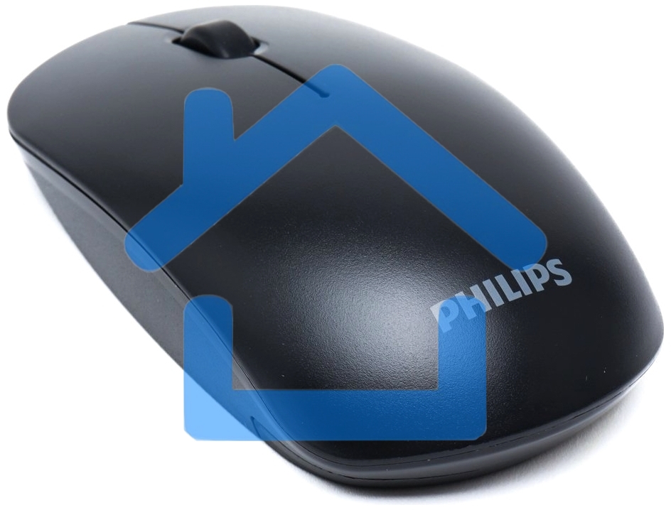 Мышь беспроводная Philips SPK7315 черный, 1600 dpi, радиоканал, USB, кнопки - 3