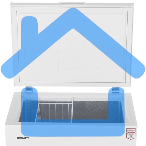 Морозильный ларь Kraft BD(W)-185QX, белый, 160л