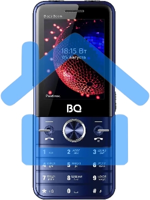 Мобильный телефон BQ 2842 Disco Boom синий/черный