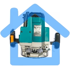 Фрезеры Makita 3612C Фрезер, 1850Вт,9000-23000об\м,ход-60мм,цанга-12мм,6кг,кор,пл пуск, эл тормоз, направл