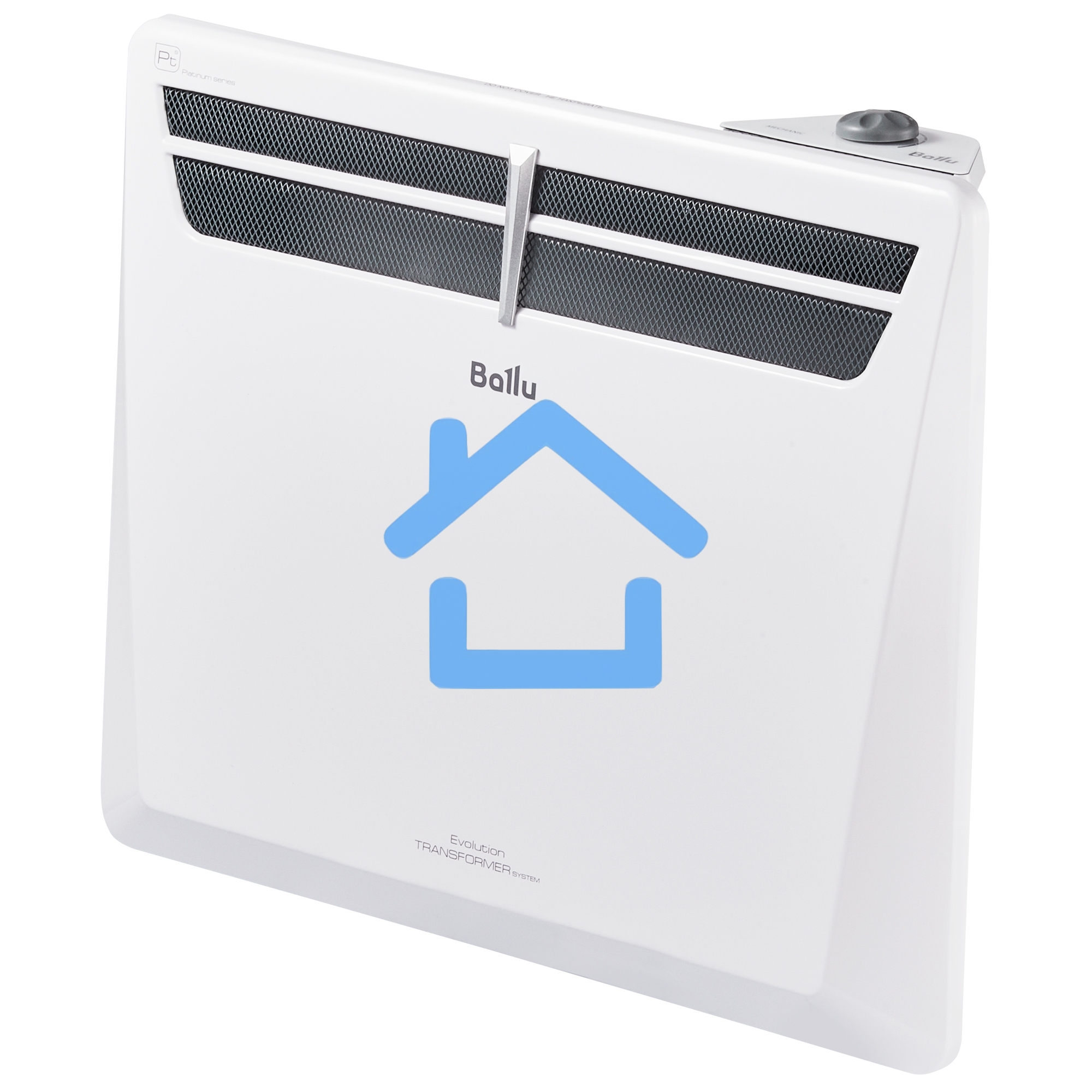 Комплект Ballu Transformer с блоком управления и шасси BEC/EVU-1000-3M белый, 1000 Вт, 15 м2, термостат