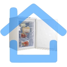 Морозильная камера DON R-103 MI, металлик искристый, 110л, 4 ящика