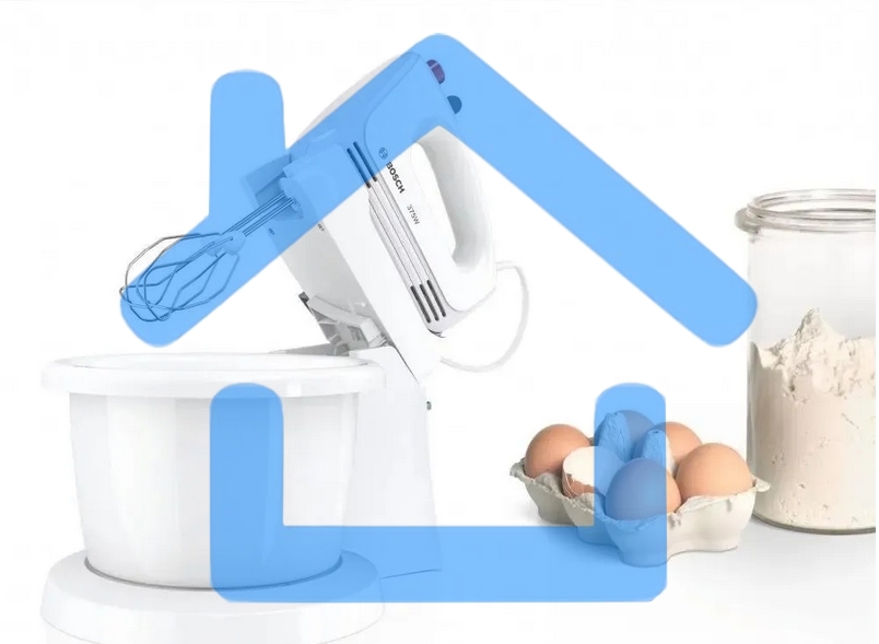 Миксер ручной Bosch MFQ2600W 375Вт, белый