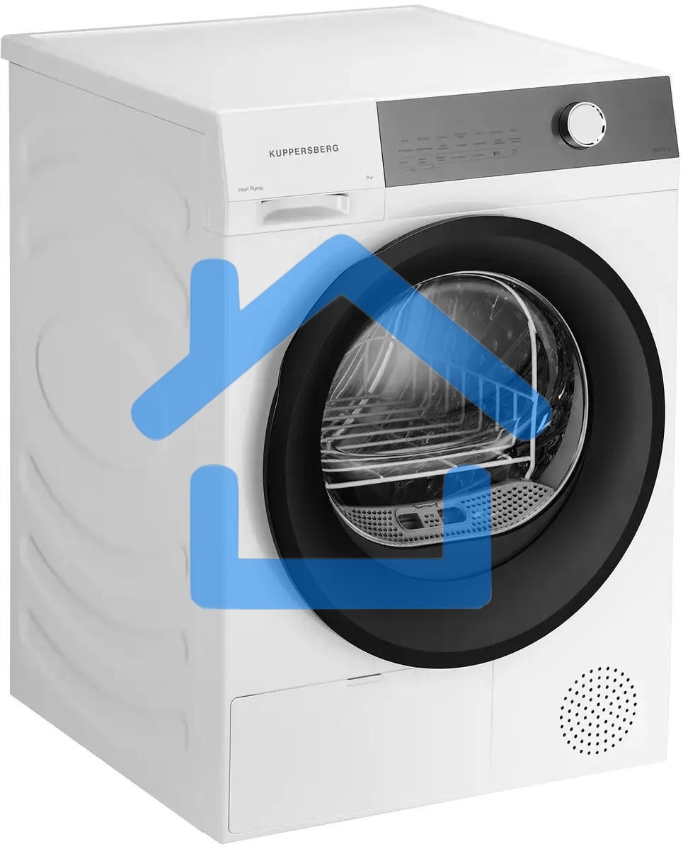 Сушильная машина Kuppersberg DM 610 W белый, 9 кг, сушка - тепловой насос, программ - 14, 59.5 x 85 x 68.5 см