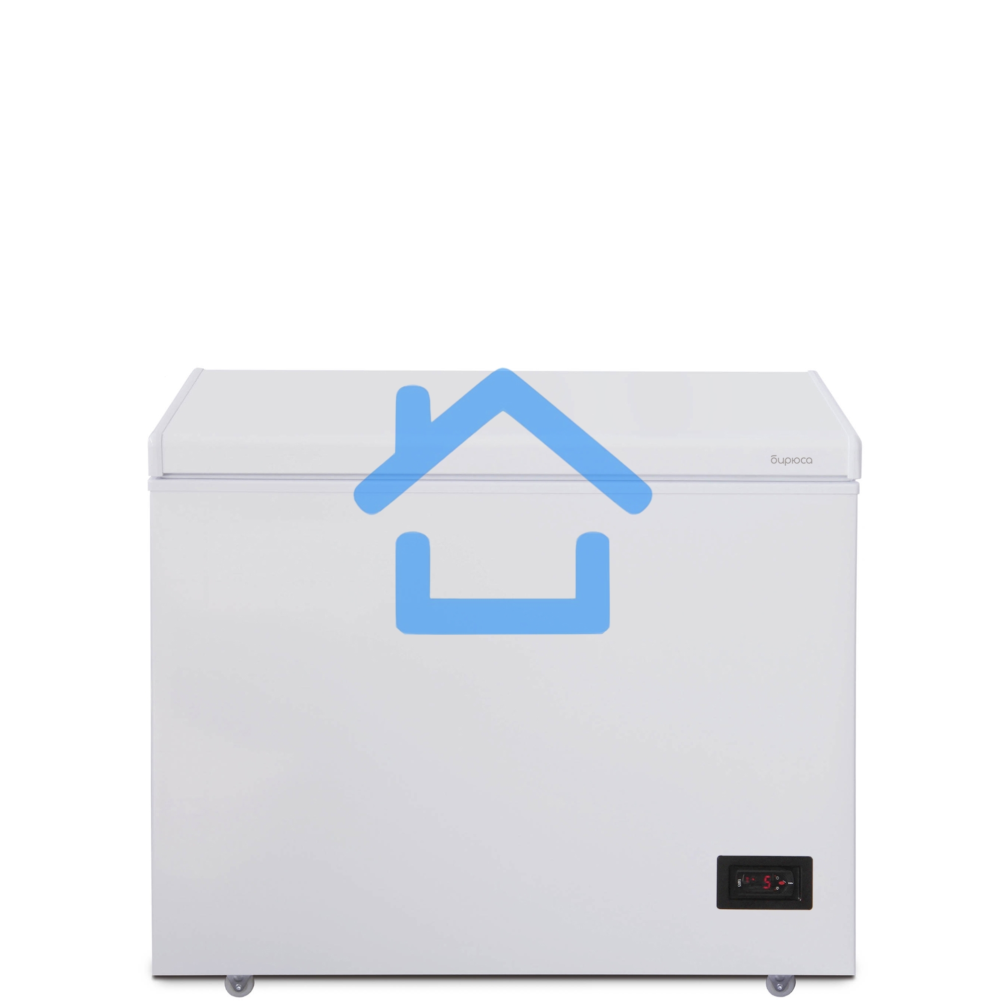 Морозильный ларь Бирюса Б-210KDN, белый с глухой крышкой, 160 л