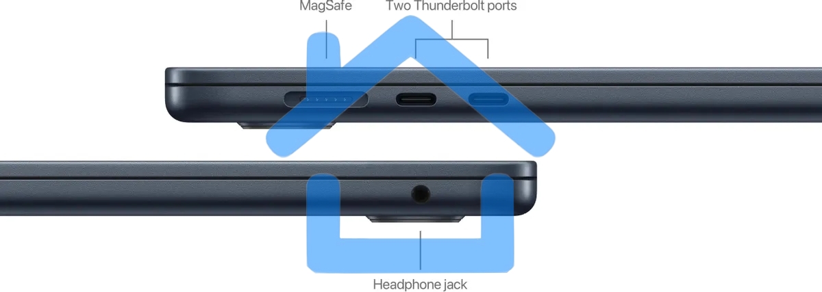 Ноутбук Apple MacBook Air A3114 M3 8 core 16Gb SSD512Gb/10 core GPU 15.3