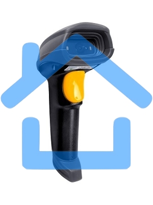 Сканер штрих-кода ручной Mindeo MD6600AT-SR 2D имидж, проводной, 100 скан/сек, USB с автосенсорной подставкой, черный