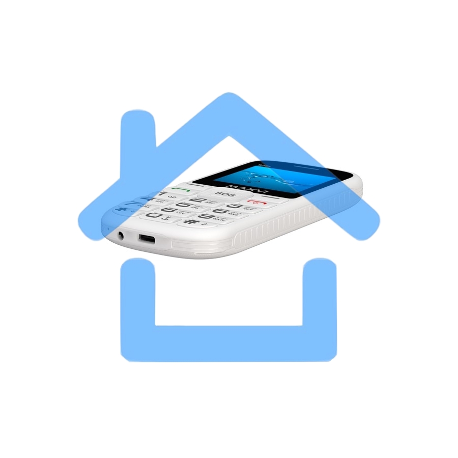 Мобильный телефон Maxvi B201 белый
