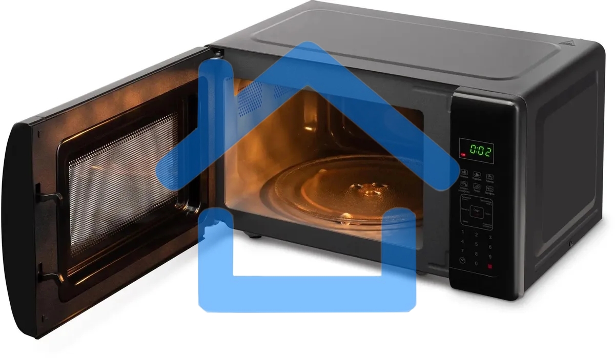 Микроволновая печь SunWind SUN-MW007 черный, 20 л, 700 Вт, переключатели - сенсор