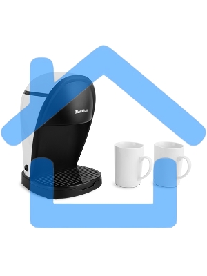 Кофеварка капельная Blackton Bt CM1113 белый/черный, исп. кофе - молотый, 0.3 л, 450 Вт.