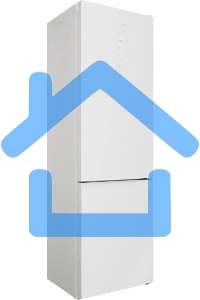 Холодильник Hotpoint HT 6200 W белый двухкамерный 240/83л морозилка снизу, No Frost