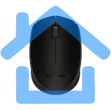 Мышь беспроводная Logitech M171 черный/серый, 1000 dpi, радиоканал, USB, кнопки - 3