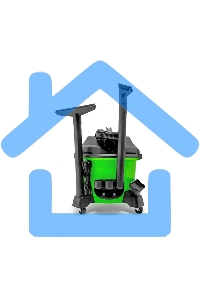 Строительный пылесос GreenWorks G120WDV (4701207) зеленый, 1300 Вт, уборка сухая/влажная, пылесборник контейнер, 34 л