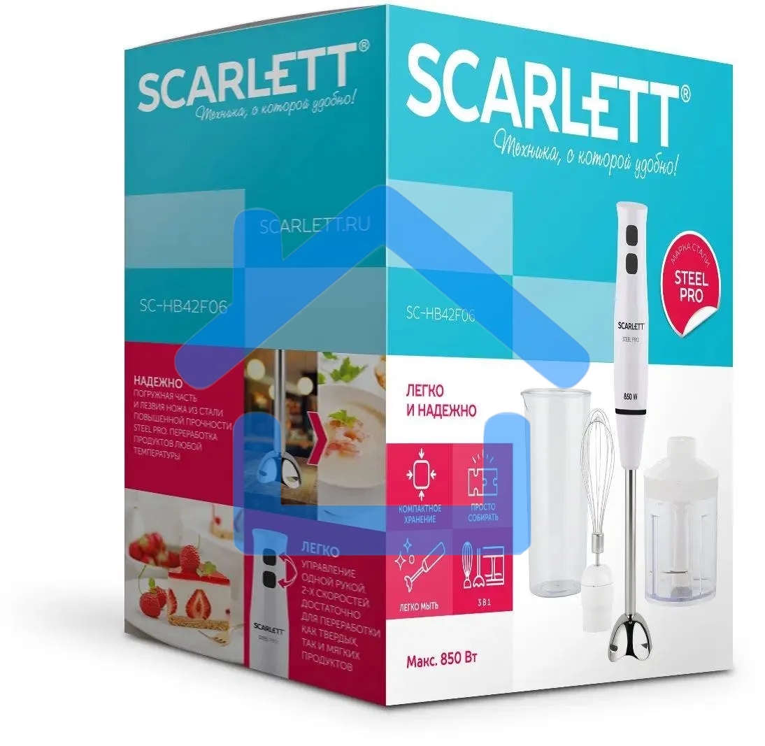 Блендер Scarlett SC-HB42F06 (белый)
