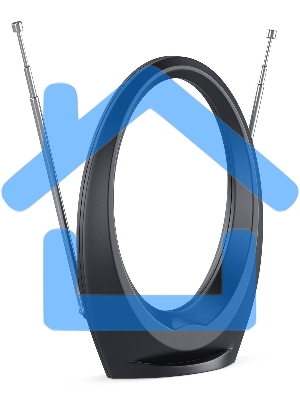 Антенна телевизионная комнатная с усилителем Cadena AV-6015