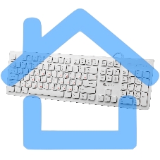 Клавиатура Oklick 505M белый USB slim