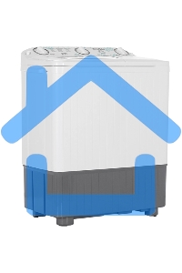 Стиральная машина Славда WS-60РЕТ 6кг белый/серый