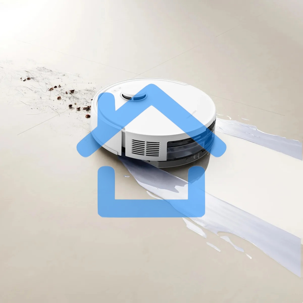 Робот-пылесос Dreame Trouver E20 Pro Plus белый, 3200 мAч Li-Ion, уборка сухая/влажная, пылесборник контейнер 0.330 л