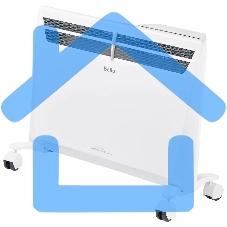 Конвектор Ballu Evolution Digital Inverter BEC/EVI4-1500 белый, 1500 Вт, 20 м2, дисплей, WiFi