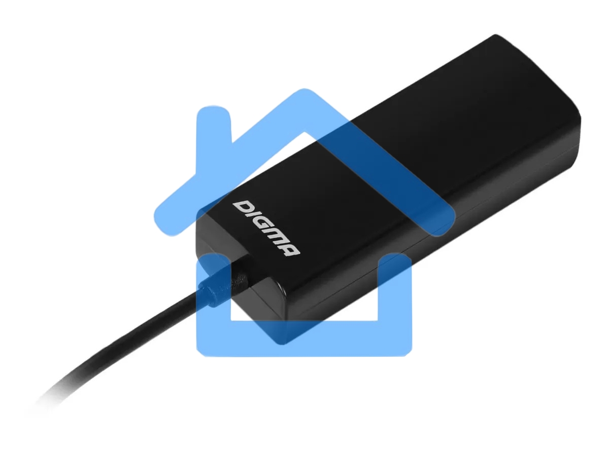 Сетевой адаптер Digma D-USB2-LAN100 Net Adapter Ethernet USB 2.0 (pack:1pcs)