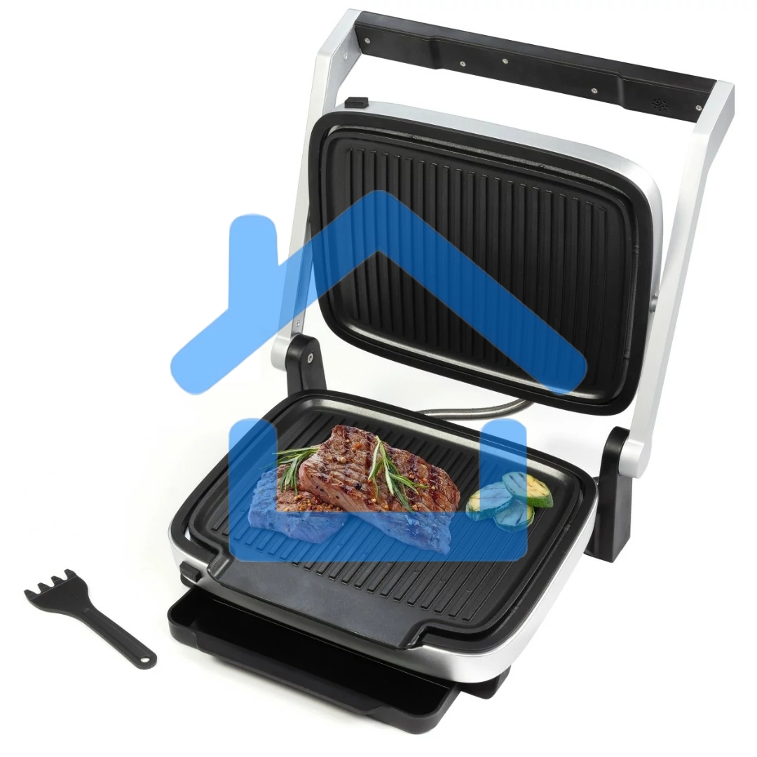 Гриль электрический Zigmund & Shtain ZEG-930 стальной/черный, 2000 Вт