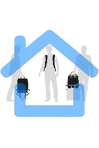 Рюкзак Moleskine CLASSIC (ET86UBKB20) 32x42x11см эко-кожа синий сапфир