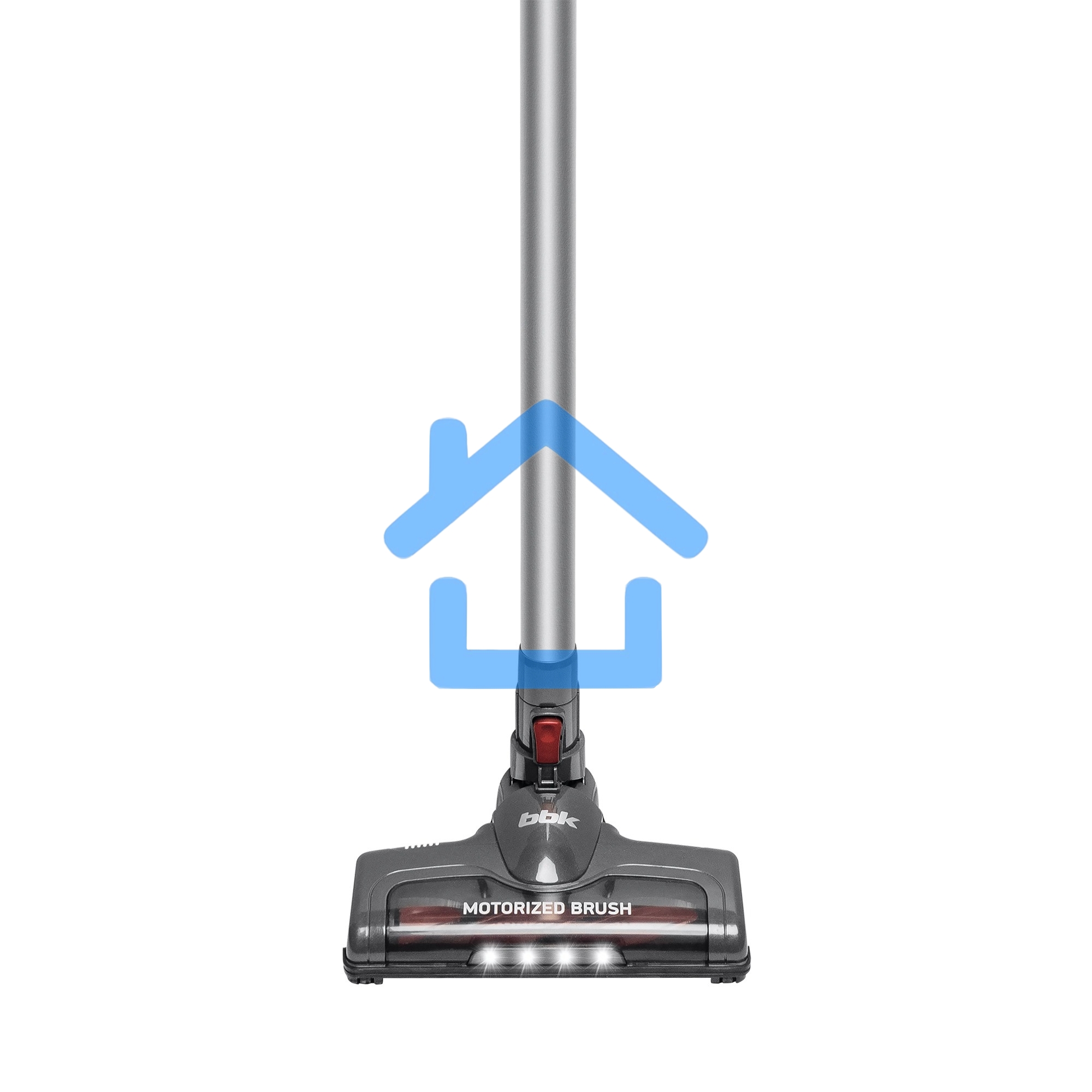 Вертикальный беспроводной пылесос BBK BV3004 серый/красный