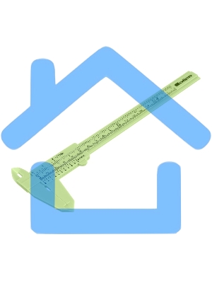 Штангенциркуль Сибртех пластиковый, 150 мм 31621