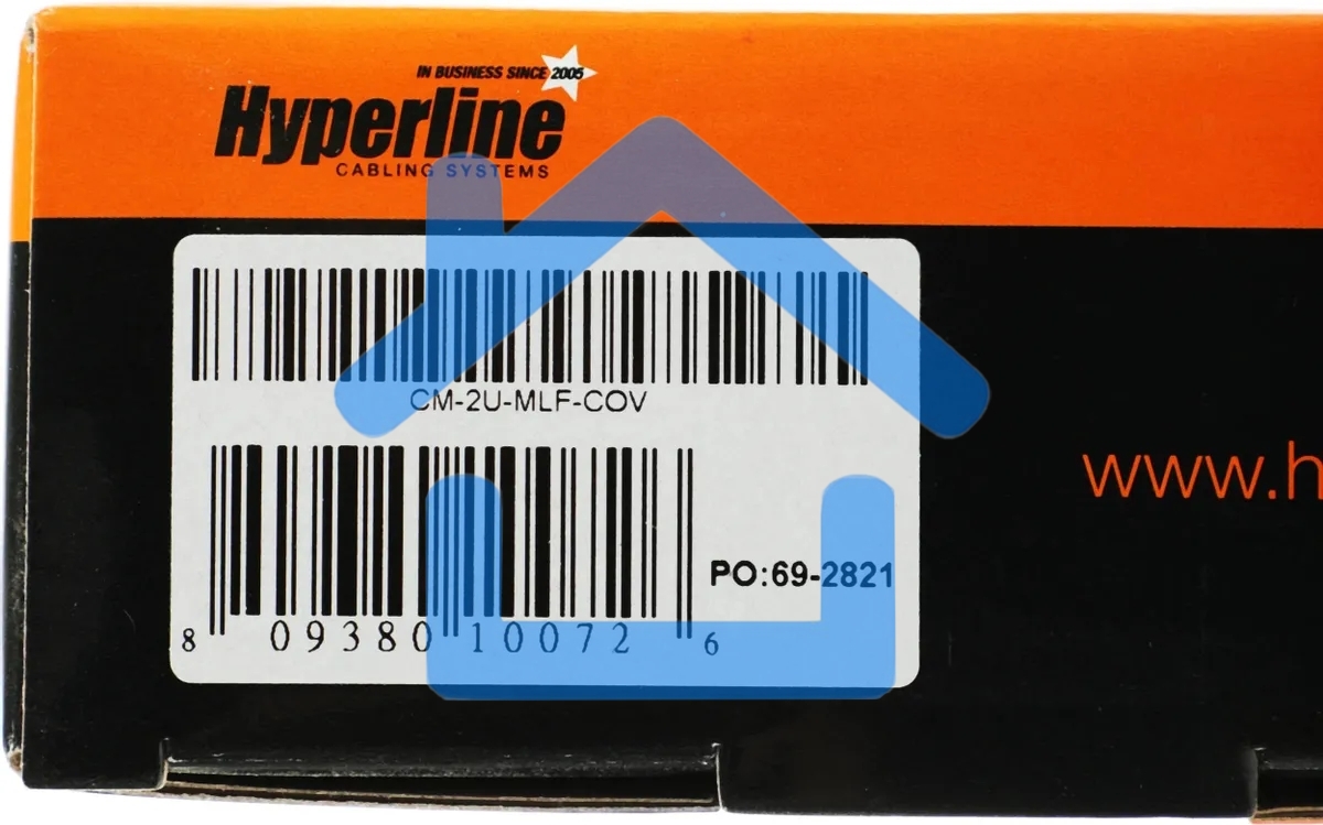 Кабельный органайзер Hyperline CM-2U-MLF-COV 2U шир.:19
