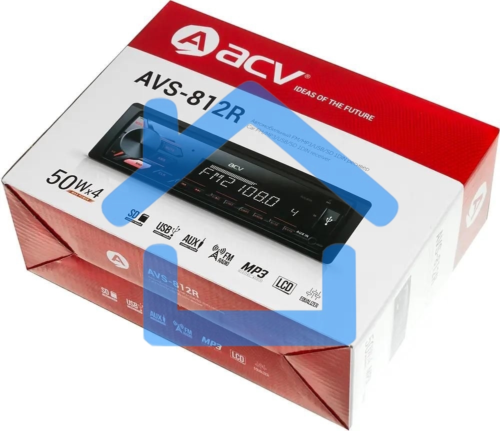 Автомагнитола ACV AVS-812R 1DIN 4x50Вт