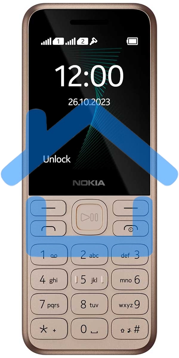 Мобильный телефон Nokia 130 DS TA-1576 золотыстый
