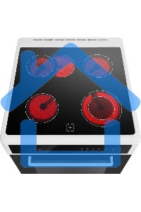 Электрическая стеклокерамическая плита Maunfeld MEC611CW10TD