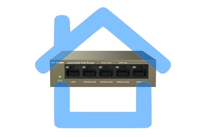 Коммутатор IP-COM 5PORT 4POE M20-POE